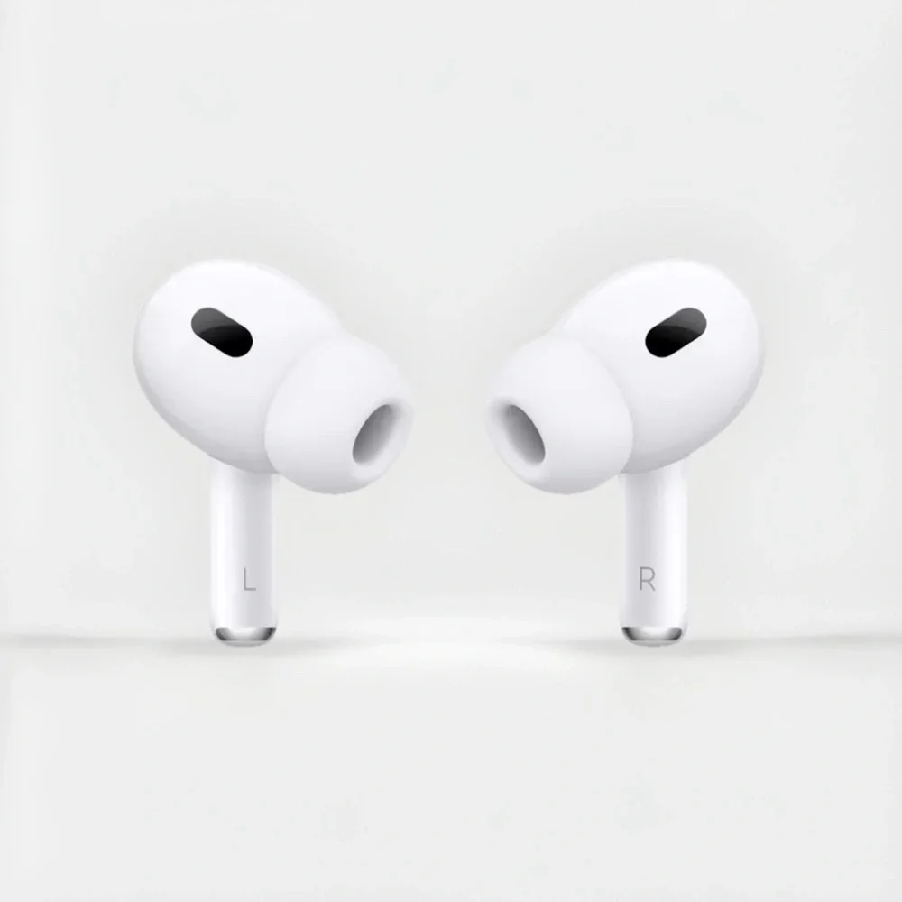 Sleek White Wireless Earbuds with Case